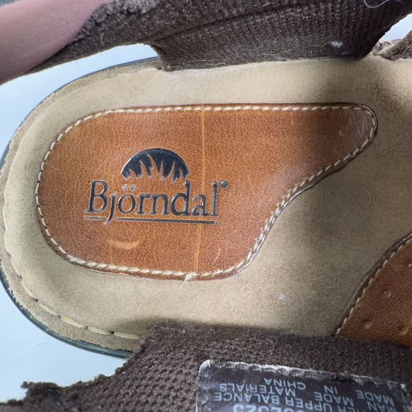 BJORNDAL MEN'S SANDALS HIKING WALKING SIZE
LEATHER UPPER FISHERMAN SIZE 12M - Picture 6 of 7